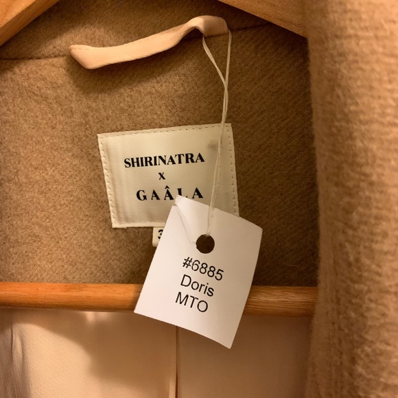 Gaala Paris Camel Vintage Style Swing Coat - Picture 2 of 3